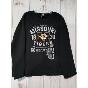 Creative Apparel Shirt Ladies 2x Missouri Tigers Sweatshirt Black Gold‎ College